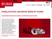 Tablet Screenshot of ikuma.de